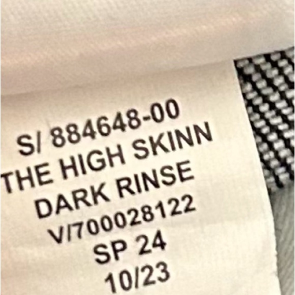 BR Banana Republic High Rise Skinny Dark Wash Denim Jeans - Picture 5 of 5
